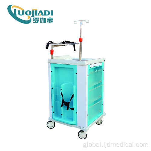 Stainless Stell Trolley Hospital Medical equipment emergency trolley for sale Factory